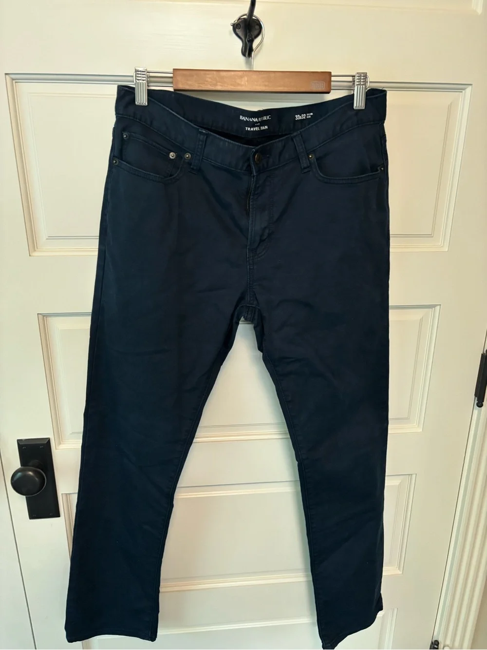 Banana Republic Slim Stretch Jeans in Deep Navy